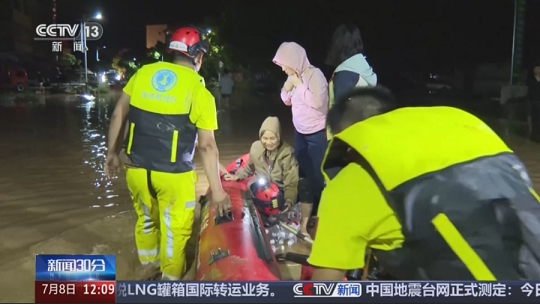 探访广西抢险救灾一线！各方救援力量陆续进入 投运物资、转移安置有序进行
